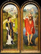 Hans Memling Sant Esteve i Sant Cristofor France oil painting artist